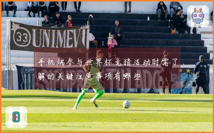 手机端参与世界杯竞猜活动时需了解的关键注意事项有哪些