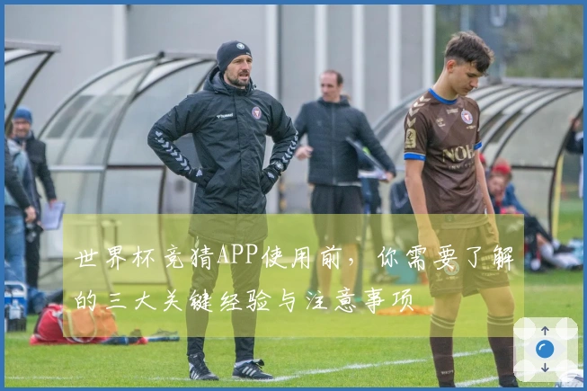 世界杯竞猜APP使用前，你需要了解的三大关键经验与注意事项